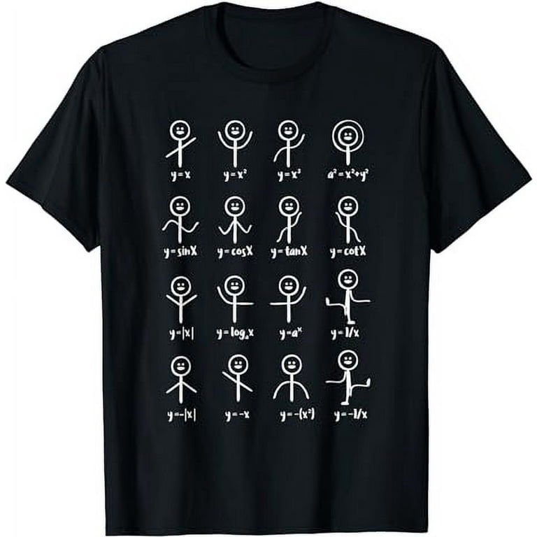 Funny Math Stick Figures Doing Functions T Shirt Funny Math Stick Figures Doing Functions T Shirt