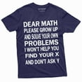 thumbnail image 1 of Funny Math T-Shirt Geek Science Mathematics Teacher Student Back To School T-Shirt Tee (3X-Large Navy Blue), 1 of 5