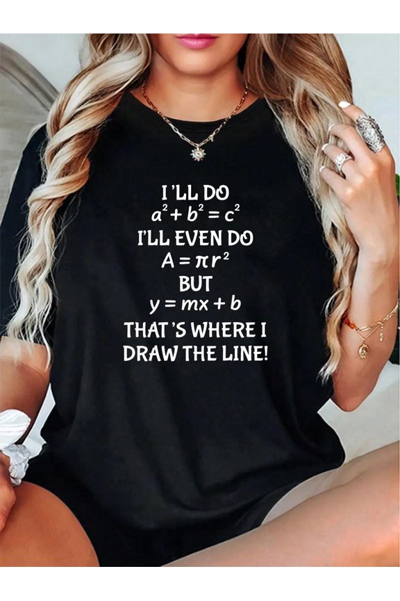Funny Math Teacher Joke Men Women Fun Best Math Quotes T-Shirt