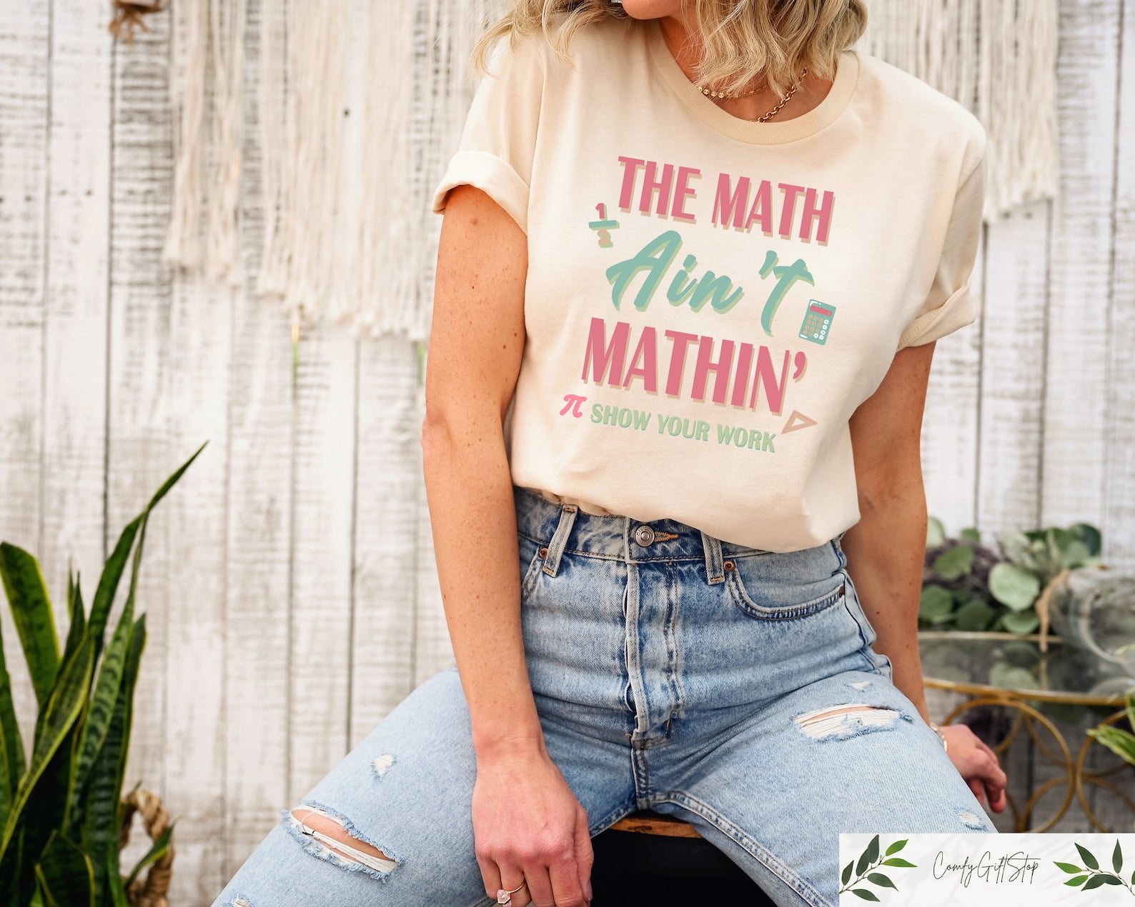 Funny Math Teacher Shirt, The Math Ain't Mathin Meme Shirt, Show Your ...