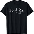 thumbnail image 1 of Funny Math Teacher T-Shirt Be Greater Than Average Statistics Formula Nerd Geek Tee for Men Women Adult Science Student Gift, 1 of 6