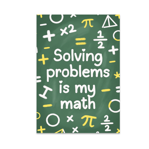 Funny Math Wall Art - Math Enthusiast - 13x19 Poster Print