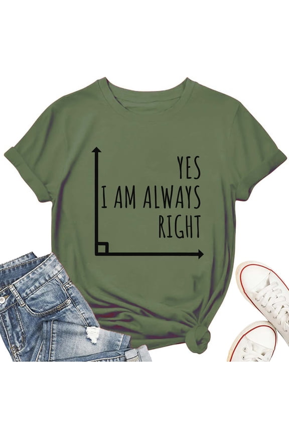 Funny Math Women's T-Shirt – Humorous Teacher Graphic Tee, Clever Math Joke Design, Casual Short Sleeve Top for Math Lovers