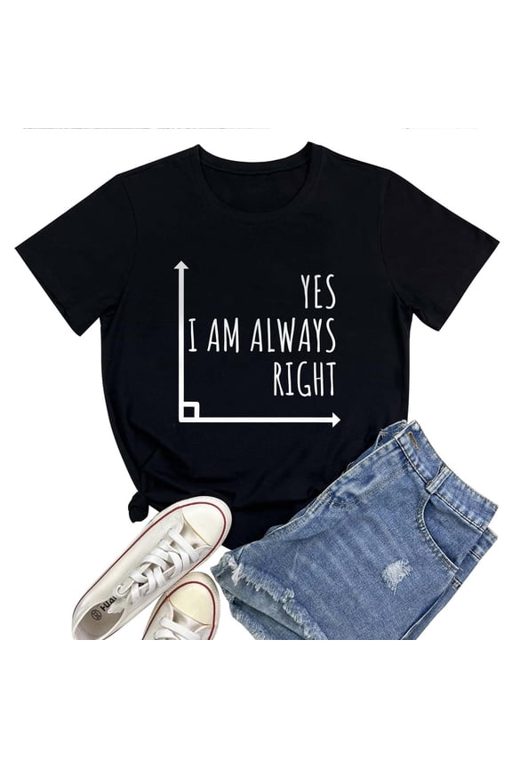 Funny Math Women's T-Shirt – Humorous Teacher Graphic Tee, Clever Math Joke Design, Casual Short Sleeve Top for Math Lovers