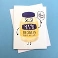 thumbnail image 1 of Funny Mayo Get Well Card – “Recovery be Quick and Smooth” Design – Perfect for Cheerful Support, Blank Inside – Ideal for Friends and Family, 1 of 2