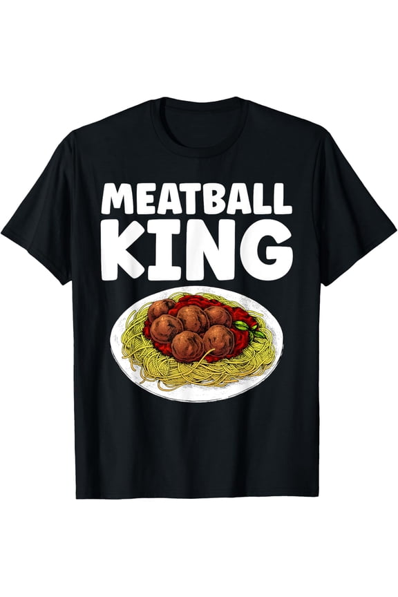 Funny Meatball Art For Men Dad Toddlers Meatball Lovers T-Shirt tee