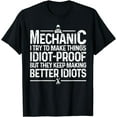 thumbnail image 1 of Funny Mechanic Design For Men Dad Car Garage Auto Mechanics T-Shirt, 1 of 4
