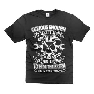 Funny Mechanic Shirt Father's Day Humorous Gift Shirt Handyman Shirts Birthday Gifts Shirt
