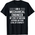 thumbnail image 1 of Funny Mechanical Engineer Level Of Sarcasm T-Shirt, 1 of 3