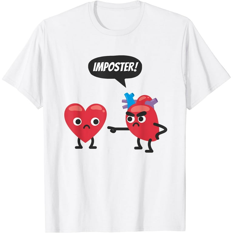 Funny Medical T Shirt Imposter Heart Funny Medical T Shirt Imposter Heart
