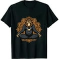 thumbnail image 1 of Funny Meditating Bigfoot Sasquatch Believer Mandala Lover T-Shirt, 1 of 5