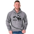 thumbnail image 1 of Funny Meese Moose Animal Humor Hoodie Sweatshirt Women Men Brisco Brands L, 1 of 6
