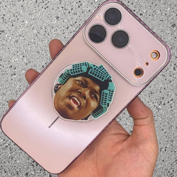 Funny Meme  Iconic Rapper Meme Phone Grip, Kawaii , Perfect Gift for Music Fans & Pop Culture Enthusiasts