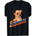 thumbnail image 1 of Funny Meme T-Shirt Featuring Los Temerarios And a Dog, 1 of 6