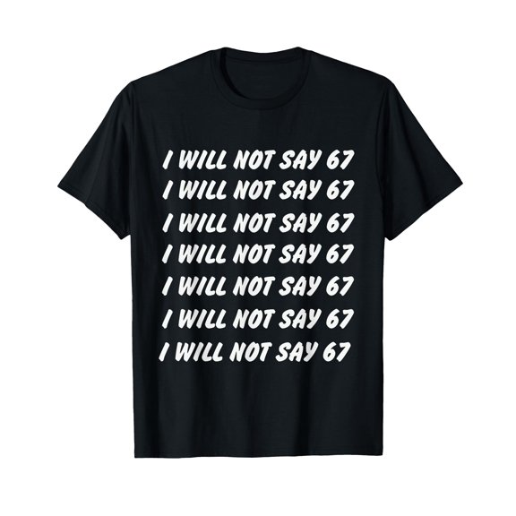 Funny Meme Text Repeated Black T-Shirt for Casual and Trendy Style