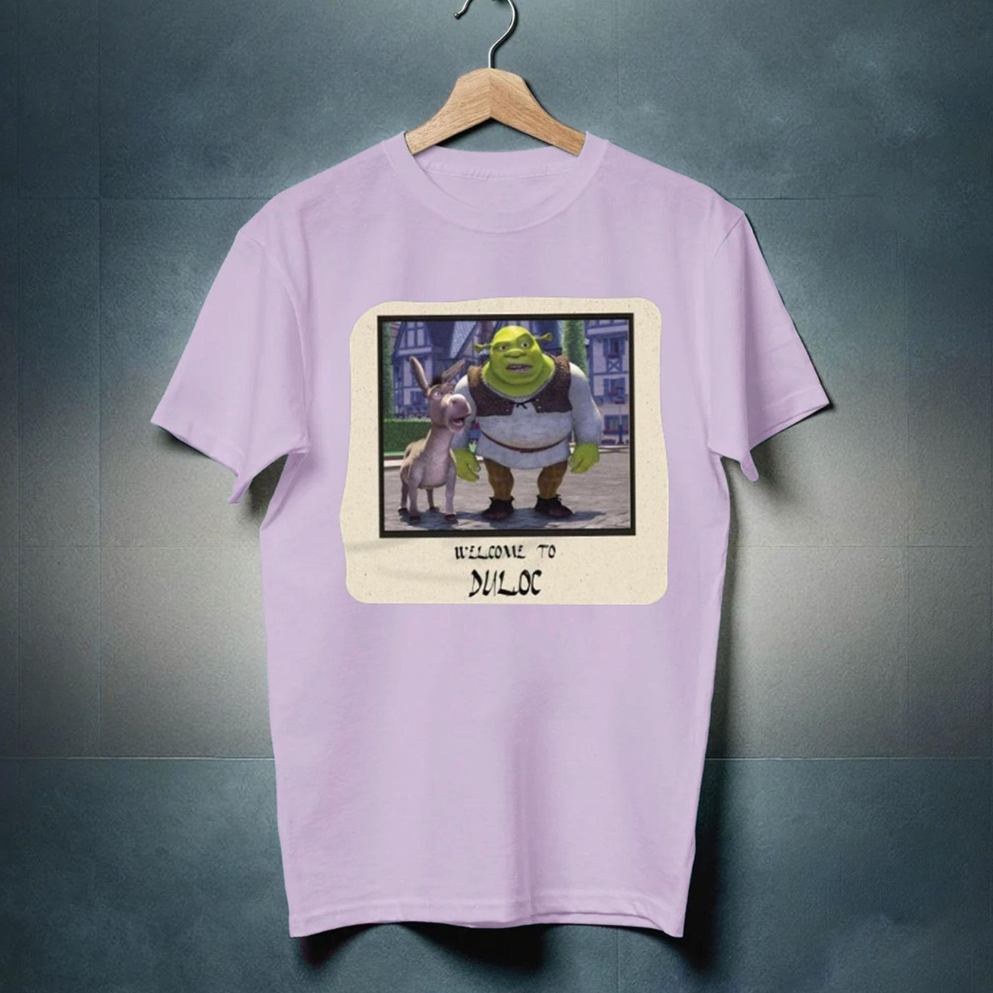 Funny Memes Shrek Shirt Welcome to Duloc Shirt Shrek Face Shirt Sassy ...