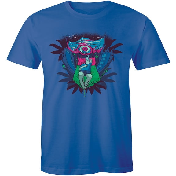 Funny Men Just Chilling Bed on Space Shuttle for Men Gift T-Shirt