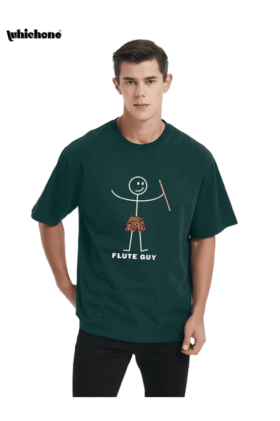 Funny Mens Flute Boys' Musician Tshirt Novelty Retro Humor Graphic Tees Gift For Christmas Birthday Anniversary