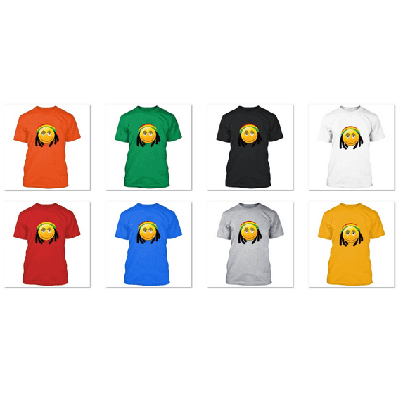 Funny Mens Smoking Funny Emoji Printed Design T-Shirt Short Sleeve T-Shirt Soft and Comfy Shirt, Lightweight Shirt Color Royal Blue Tee Small