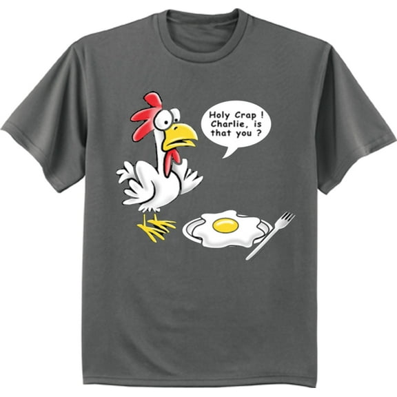 Funny Mens Tee Shirt Chicken Egg
