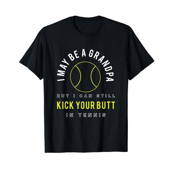 Funny Mens Tennis Design, Grandpa Tennis Player T-Shirt