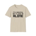 thumbnail image 1 of Funny Mens Tshirt Leave me Alone tee Sarcastic Graphic Shirt for Men, 1 of 6