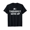 thumbnail image 1 of Funny Mental Health Awareness T-Shirt with Distressed Text for Personal Struggle Humor, 1 of 5