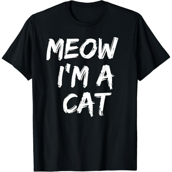 Funny Meow Cat Halloween Costume T- Shirt T-Shirt