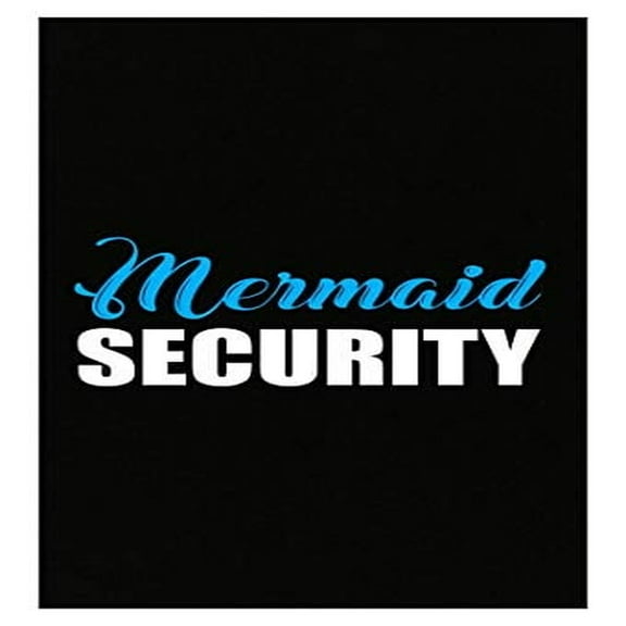 Funny Mermaid Security Poster - Wall Decor for Home Gift