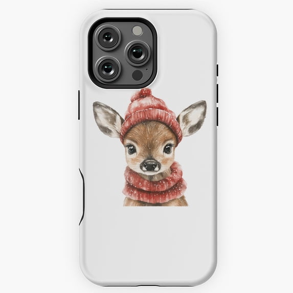 Funny Merry Christmas Deer Phone Case for iPhone 11 12 13 14 15 16 17 Pro Max