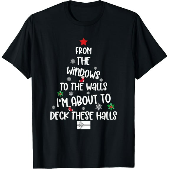 Funny Merry Christmas Santa Shirt Retro Holiday Humor Mens T-Shirt