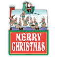 thumbnail image 1 of Funny Merry Christmas Yard Sign - Holiday Sign for the Yard, 1 of 3