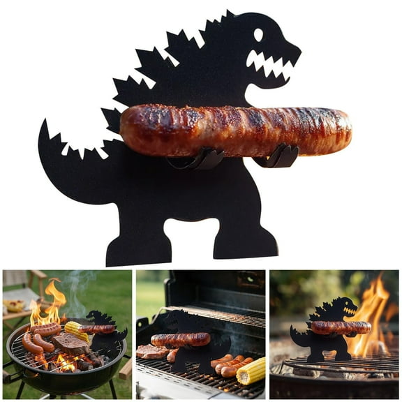 Funny Metal BBQ Grill Desktop Ornament Unique Decoration For Outdoor Cooking Enthusiasts Home Kitchen Idea