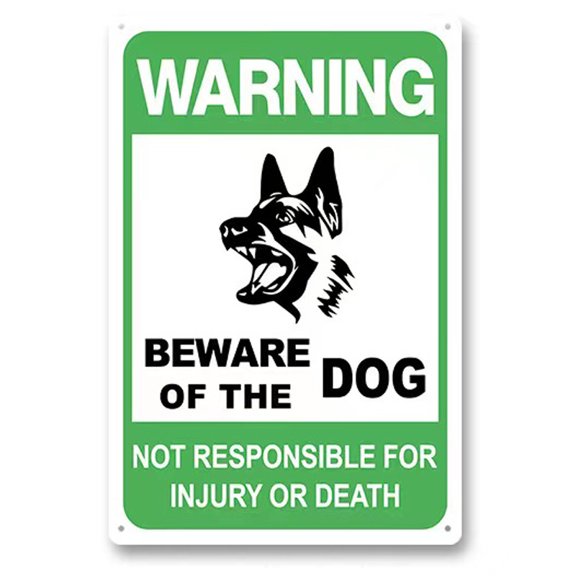 Funny Metal Signs Tin Signs Warning Signs, Gun Sign No Trespassing Sign, Beware Of Dog Dog Will Bite Signs, Do Not Enter Signs, Beware Of Dog, Private Property Sign Security Sign, Garden Decor,8x12in