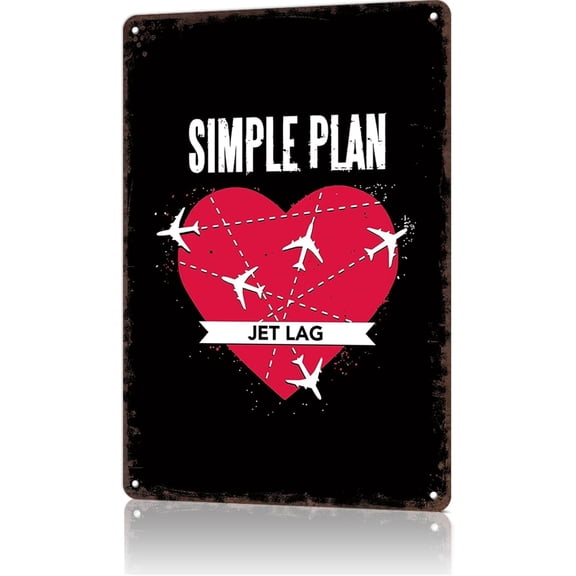 Funny Metal Tin Sign Simple Quote Wall Art for Dorm Home Garage Office Decor 8 x 12 Inch