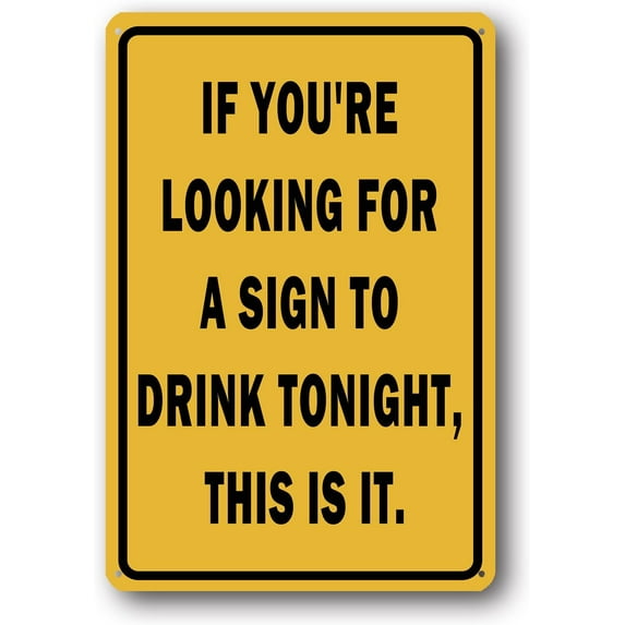 Funny Metal Tin Signs Man Cave Bar Basement Garage Poster Wall Art Decor Beware of Well Just Beware Vintage Metal Aluminum Sign