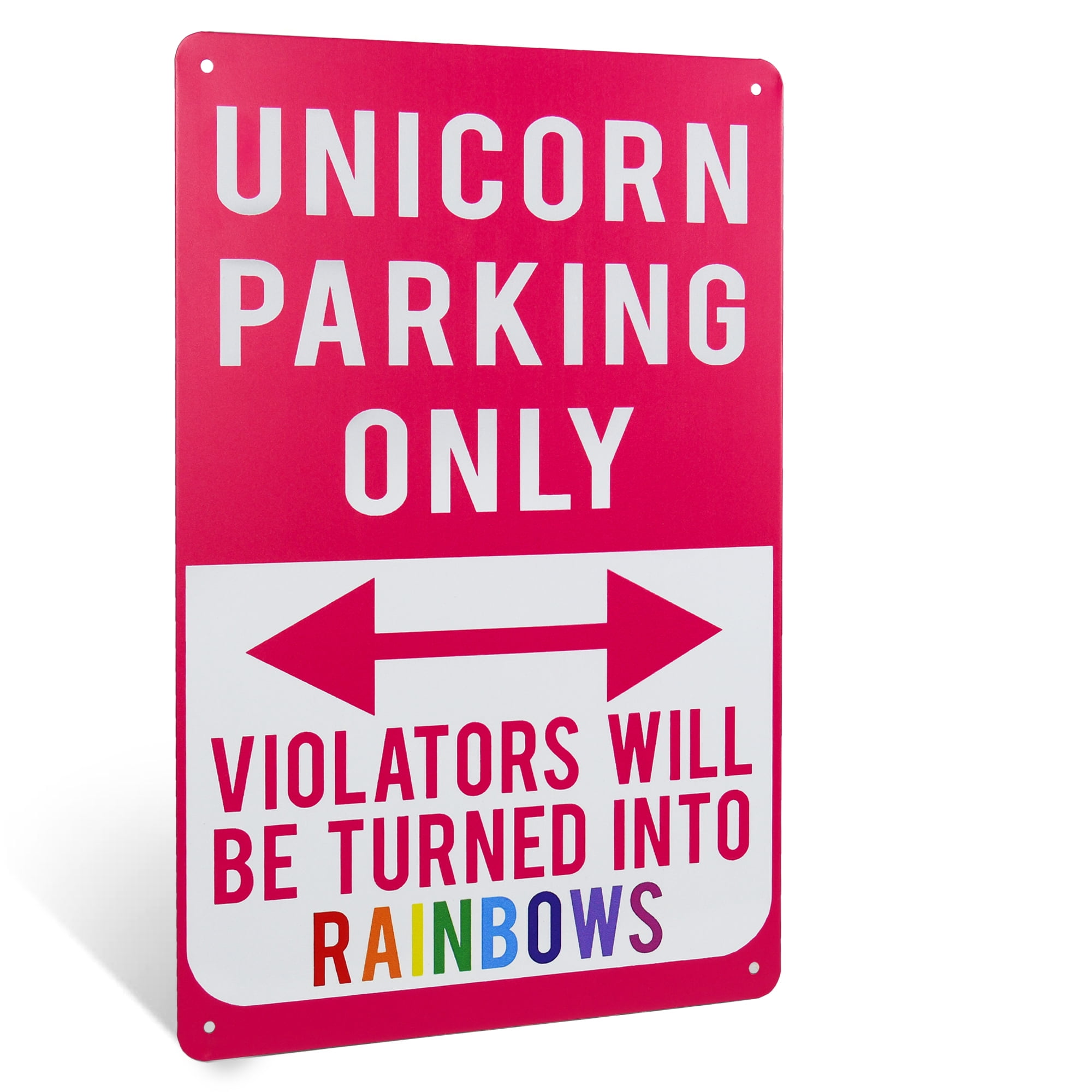 TreasureGurus Unicorn Parking Sign