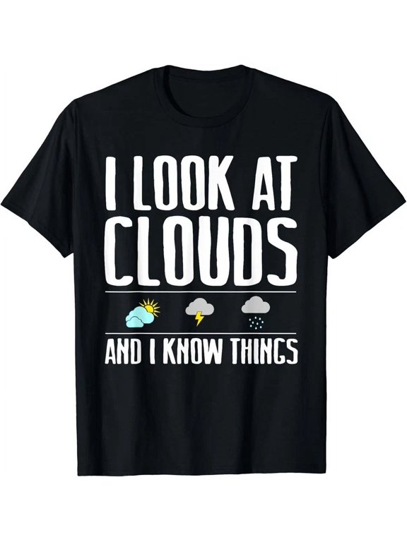 Funny Meteorologist Gift Cool Chaser Weather Forecast Clouds Gift T-Shirt, Unisex T-Shirt