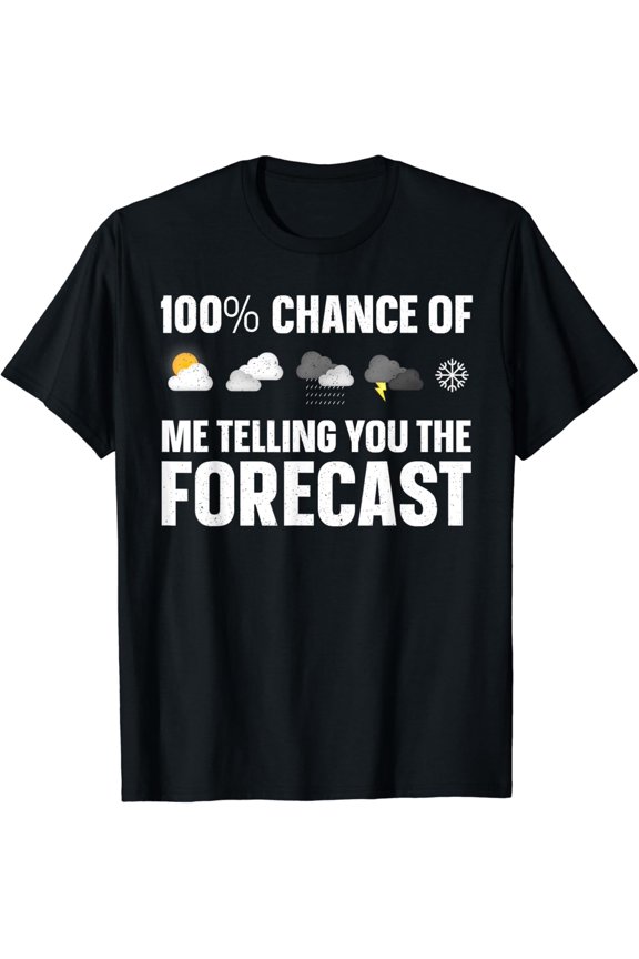 Funny Meteorology Art For Men Women Weather Meteorologist T-Shirt