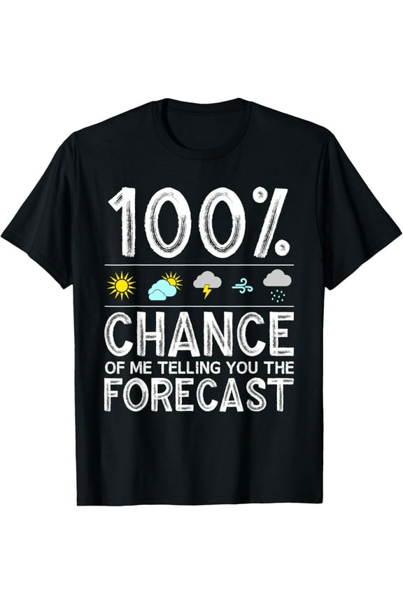 Funny Meteorology Gift Weather Enthusiasts Cool Weatherman Mens T-Shirt