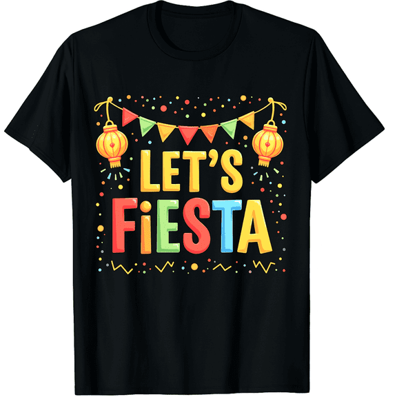 Funny Mexico Fiesta Party Celebration Men Women Short Sleeve Graphic T-Shirt, Mexican Holiday Fun