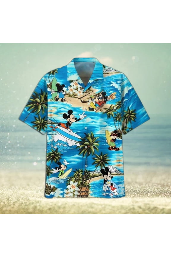 Funny Mickey Mouse Hawaiian Shirt Gift For Cartoon Lovers