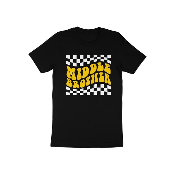 Funny Middle Brother Gift Present for Adults Kids Men Boys T-Shirt Fancy Middle Brother Present for Little Boys Teen Tshirt