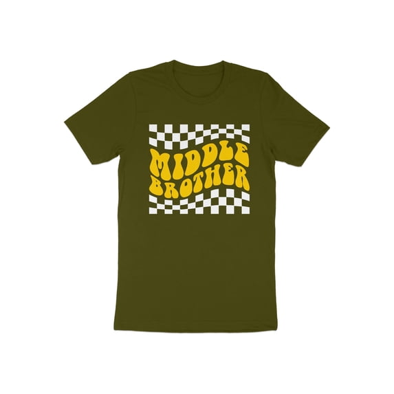 Funny Middle Brother Gift Present for Adults Kids Men Boys T-Shirt Fancy Middle Brother Present for Little Boys Teen Tshirt