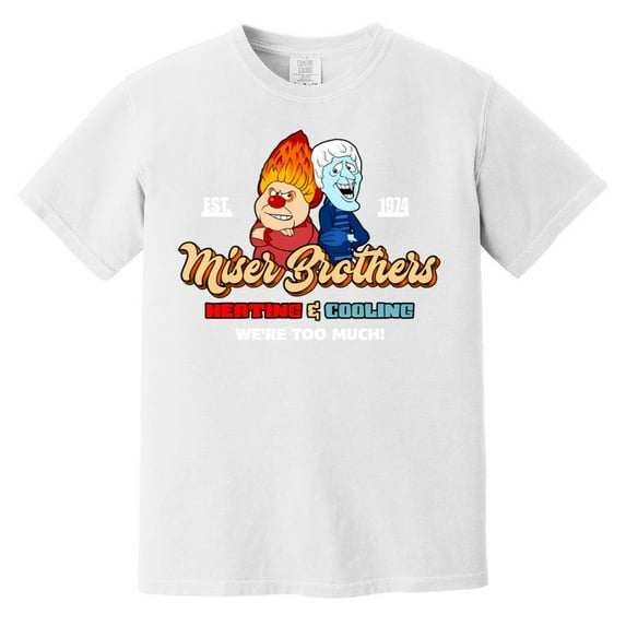 Funny Miser Brothers Heating Cooling Christmas Special Tee Comfort Color T-Shirt