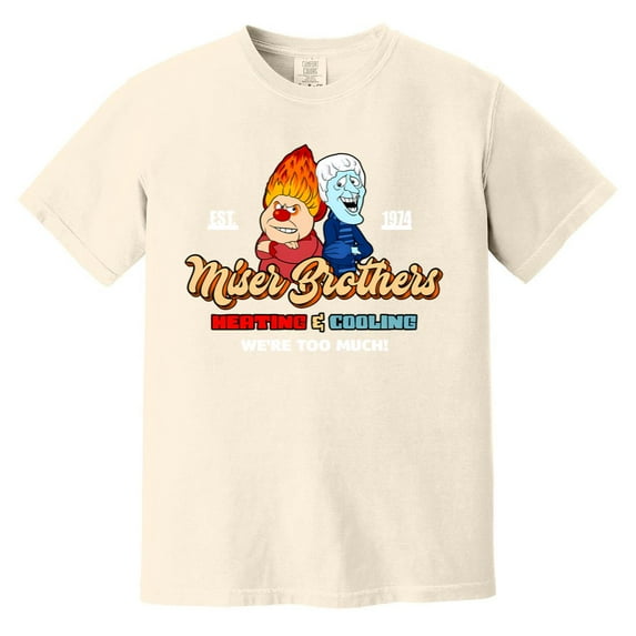 Funny Miser Brothers Heating Cooling Christmas Special Tee Comfort Color T-Shirt