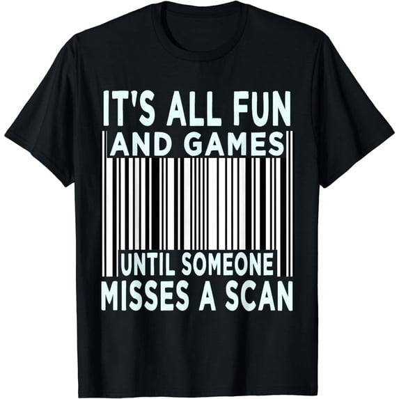 Funny Misses A Scan Postal Worker Mail Carrier Joke Mailman T-Shirt
