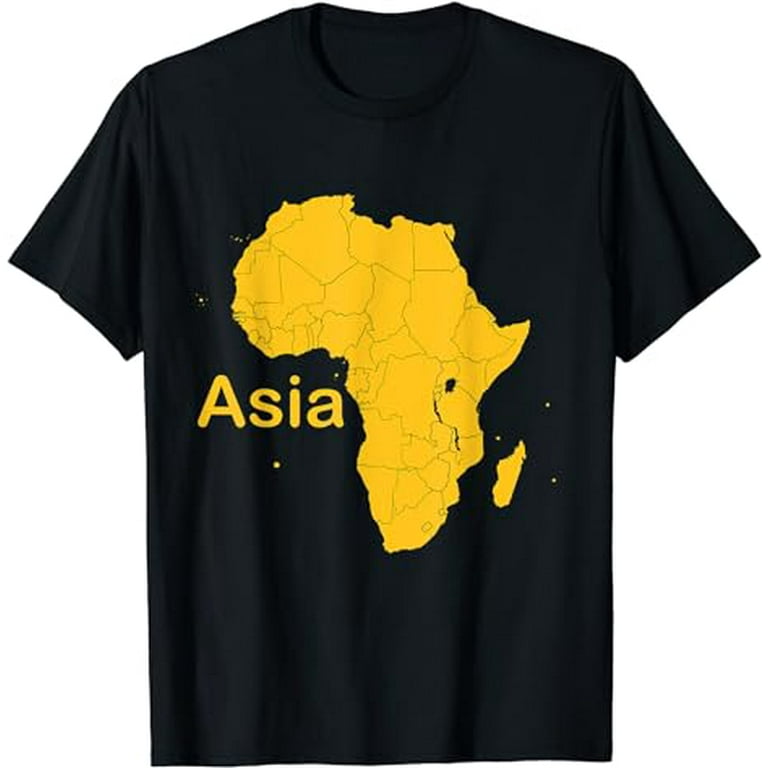 Funny Mixed-Up Africa Asia T-Shirt