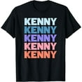 thumbnail image 1 of Funny Modern Repeated Text Design Kenny T-Shirt, 1 of 3