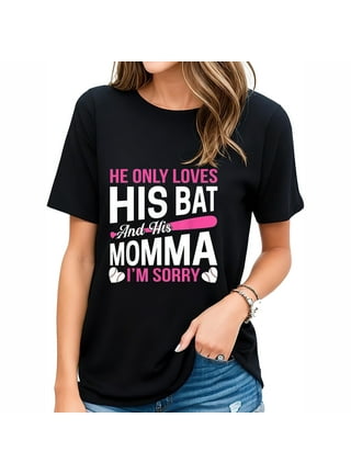 Skpabo 2023 Softball Mom Shirt Women Bleached Tee Funny Letter Print Short Sleeve Cute Softball Graphic Top, Adult Unisex, Size: XL, Blue